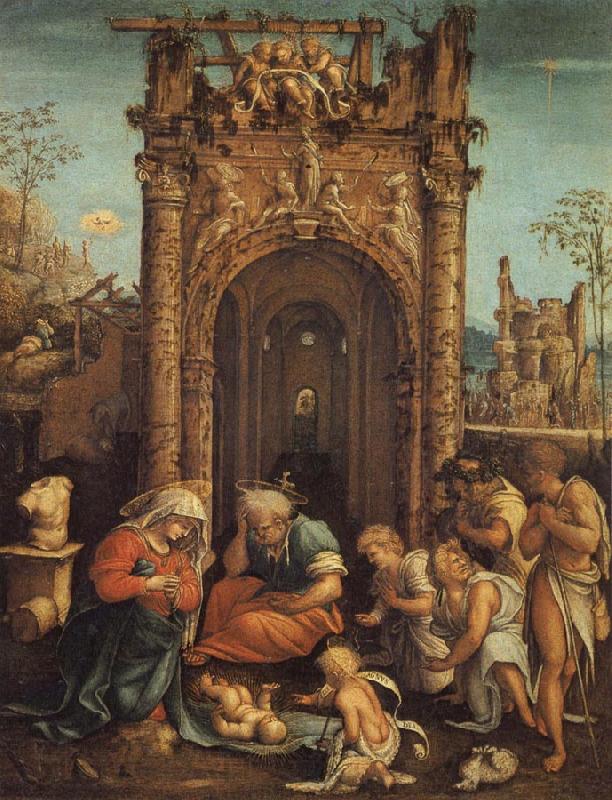 ASPERTINI, Amico The Adoration of the Shepherds Germany oil painting art